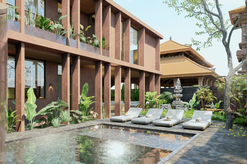 Tropical Minimalist 1-Bedroom Apartment in Canggu for Sale — photo 2