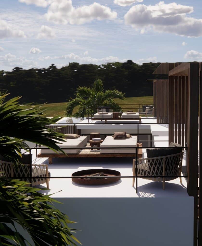 Modern 2-Bedroom Townhouse with Pool & Rooftop in Canggu For Sale — photo 6